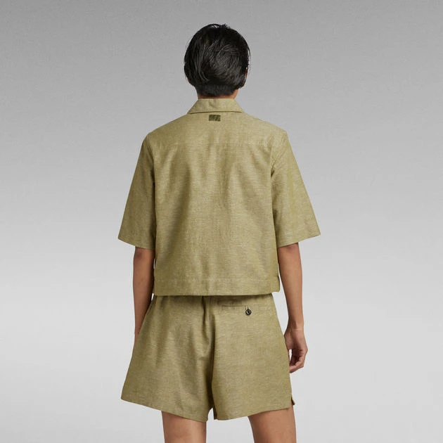 G-Star Raw 2 Pocket Cropped Shirt - Image 3