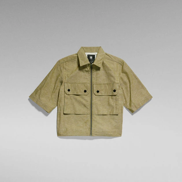 G-Star Raw 2 Pocket Cropped Shirt - Image 4