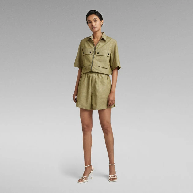 G-Star Raw 2 Pocket Cropped Shirt - Image 5