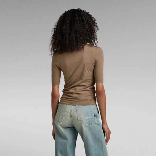 G-Star Raw Adjustable Front Slim V-Neck Top - Image 3