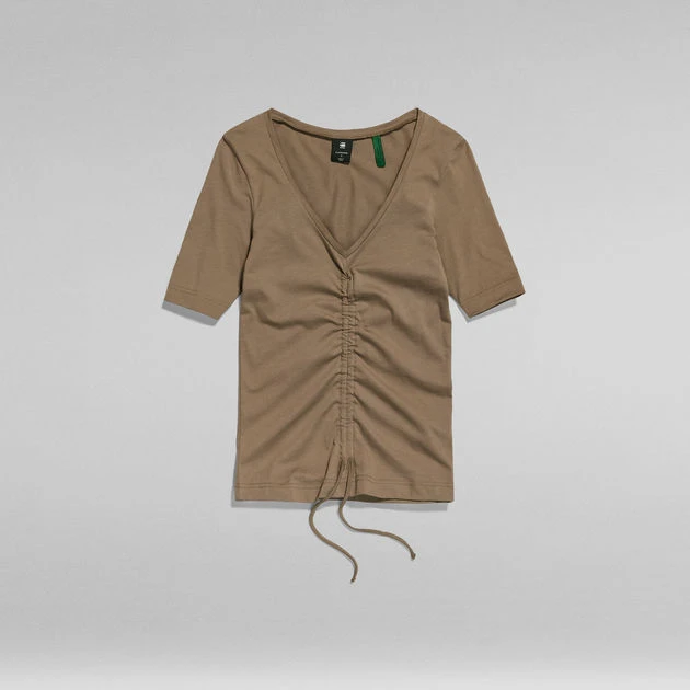 G-Star Raw Adjustable Front Slim V-Neck Top - Image 4