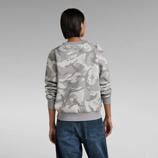 G-Star Raw Cropped Allover Loose Sweater - Image 3