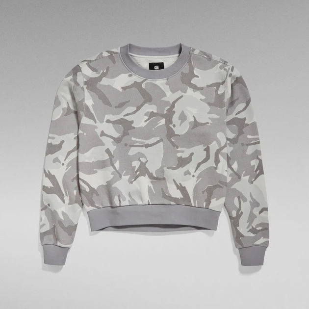 G-Star Raw Cropped Allover Loose Sweater - Image 4