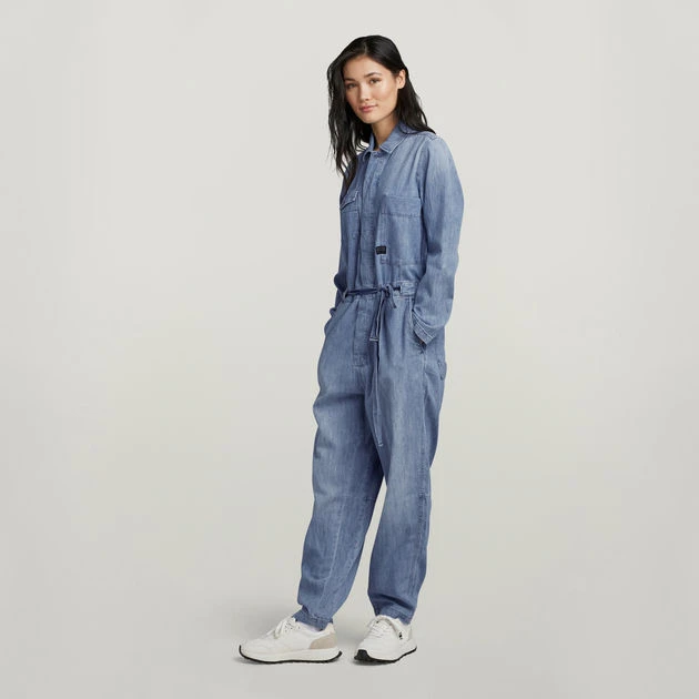 G-Star Raw Denim Jumpsuit Long Sleeve - Image 2