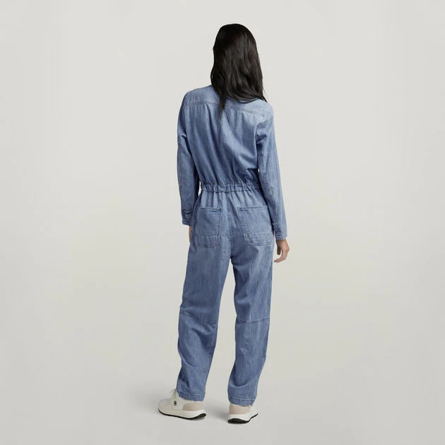 G-Star Raw Denim Jumpsuit Long Sleeve - Image 3