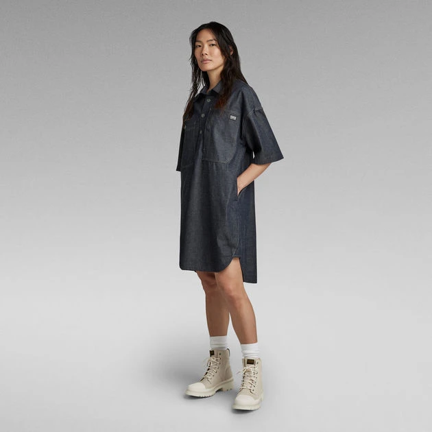 G-Star Raw Denim Shirt Dress - Image 2