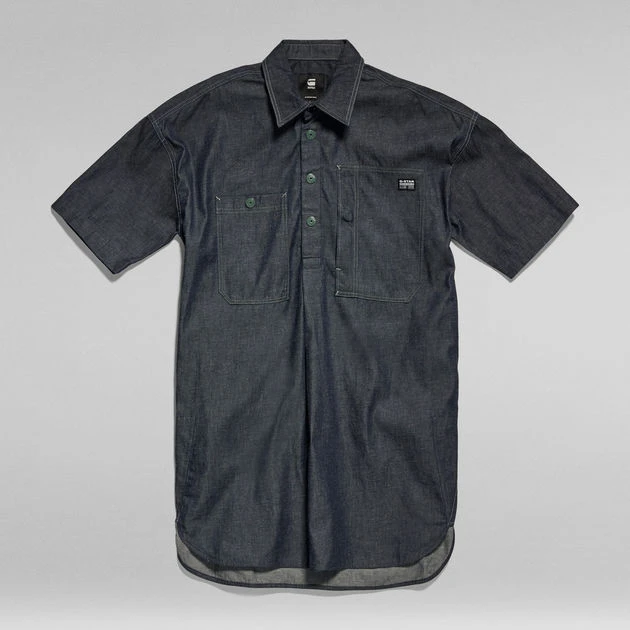 G-Star Raw Denim Shirt Dress - Image 4
