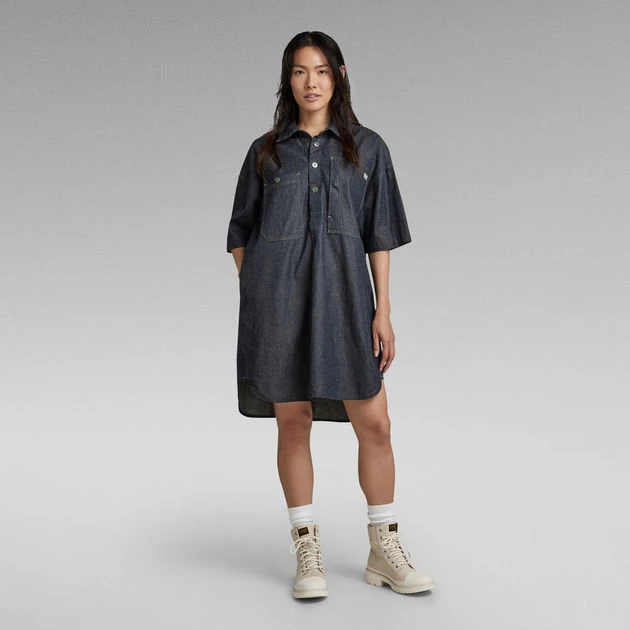 G-Star Raw Denim Shirt Dress