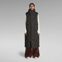 G-Star Raw G-Whistler Padded Extra Long Sleeveless Puffer