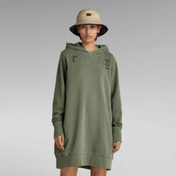 G-Star Raw Gamma Sigma Loose Hooded Sweat Dress