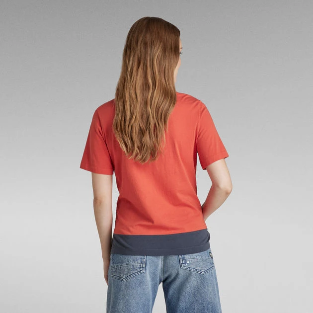 G-Star Raw Hard Core Denim Color Block T-Shirt - Image 3