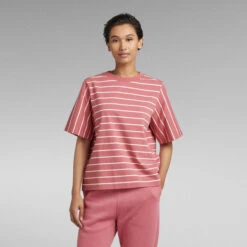 G-Star Raw Heavyweight Stripe Boxy Top