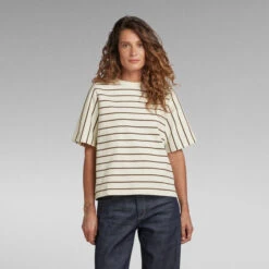 G-Star Raw Heavyweight Stripe Boxy Top