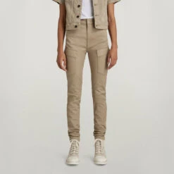 G-Star Raw Kafey Cargo Ultra High Skinny Pants