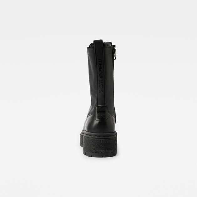 G-Star Raw Kafey Performance High Leather Denim Boots - Image 3