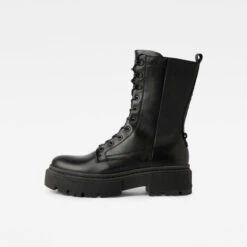 G-Star Raw Kafey Performance High Leather Denim Boots