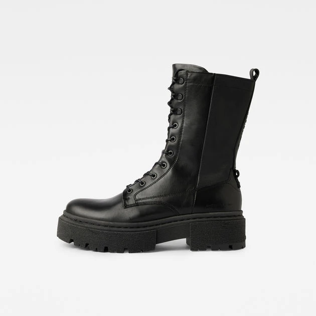 G-Star Raw Kafey Performance High Leather Denim Boots