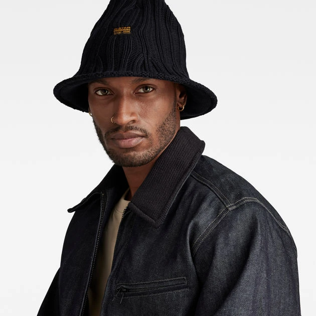 G-Star Raw Knitted Brimmed Hat - Image 2