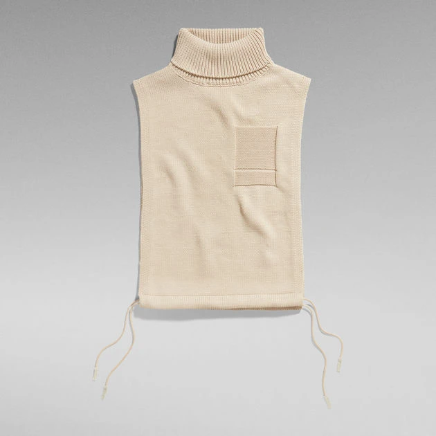 G-Star Raw Knitted Top Open Side Turtle Neck - Image 4