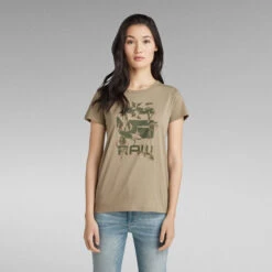 G-Star Raw Logo Thistle T-Shirt