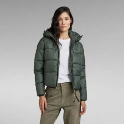 G-Star Raw Meefic Sundu Quilted Hooded Overshirt