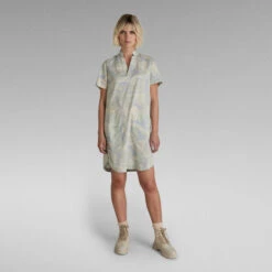 G-Star Raw Millery V-Neck Shirt Dress