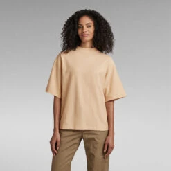 G-Star Raw Mock Neck Loose Top