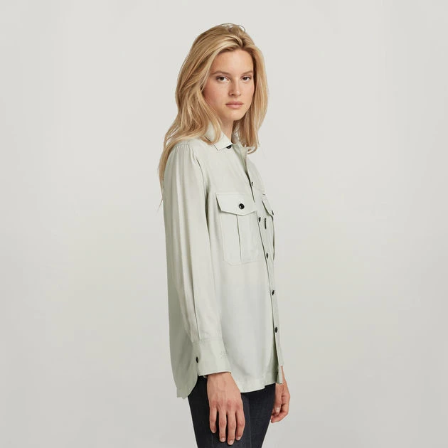 G-Star Raw Officer Boyfriend Silk Shirt - Image 2