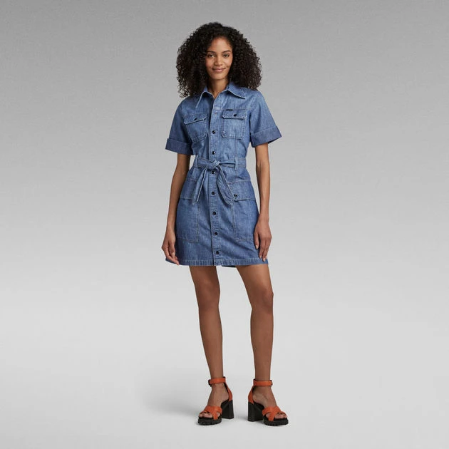 G-Star Raw Premium Military Shirt Dress
