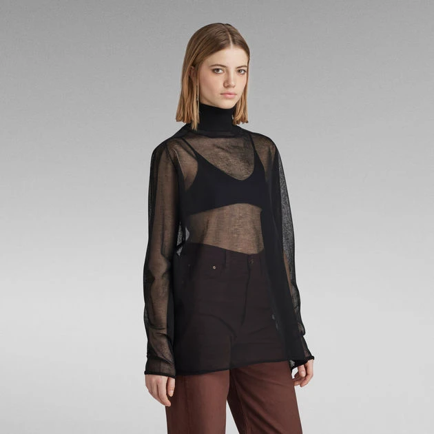 G-Star Raw Sheer Loose Turtle Knitted Sweater - Image 2