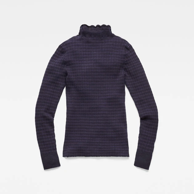 G-Star Raw Silber Mock Turtle Knit - Image 5