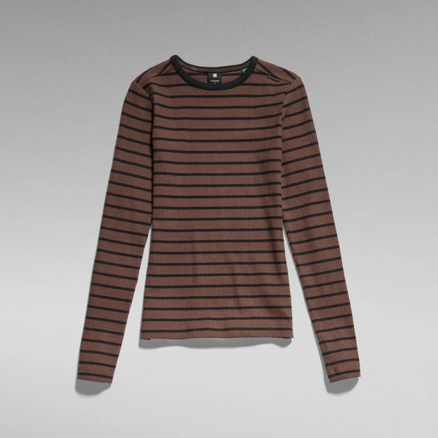 G-Star Raw Slim Rib 2.0 Stripe Top - Image 4