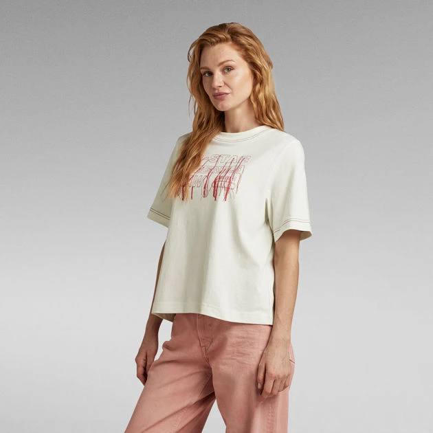 G-Star Raw Threads Graphic Boxy Top - Image 2