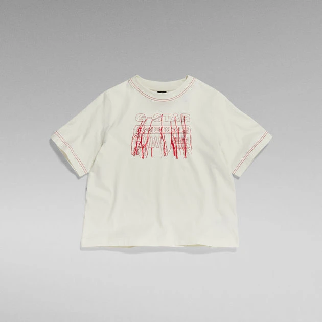 G-Star Raw Threads Graphic Boxy Top - Image 4