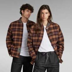 G-Star Raw Unisex Bomber Collar Overshirt