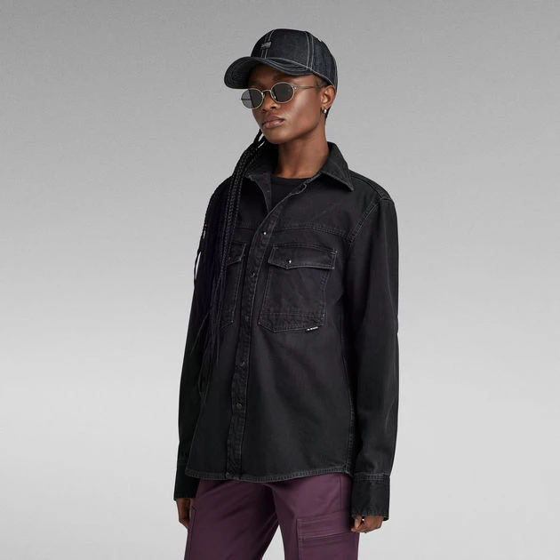 G-Star Raw Unisex Dakota Regular Shirt Evergreen - Image 5