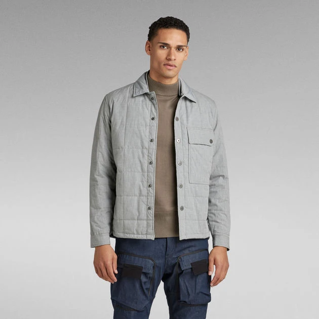 G-Star Raw Unisex Postino Quilted Overshirt - Image 4
