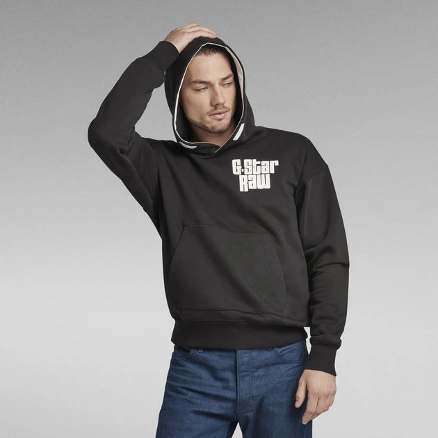 G-Star Raw Unisex Radio Chest Hoodie - Image 2