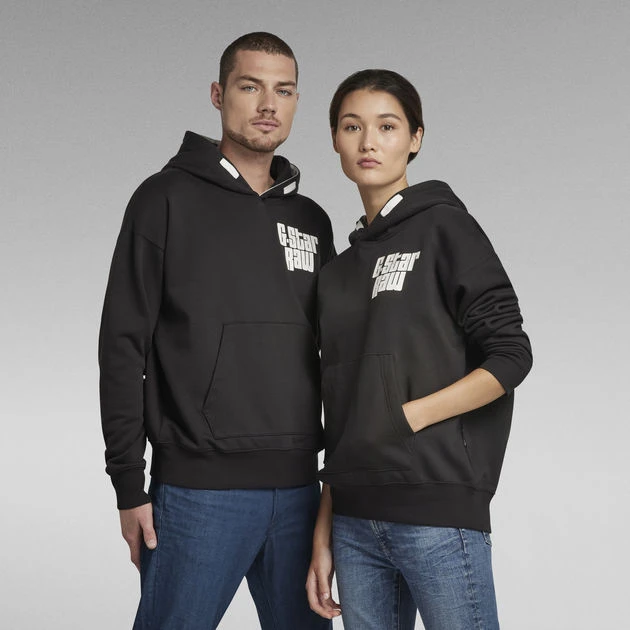 G-Star Raw Unisex Radio Chest Hoodie - Image 4