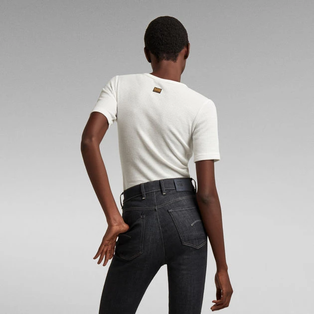 G-Star Raw Waffle Slim Granddad T-Shirt - Image 3