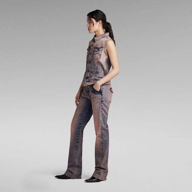 G-Star Raw Y2K Denim Sleeveless Jacket - Image 2