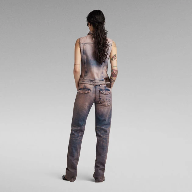 G-Star Raw Y2K Denim Sleeveless Jacket - Image 3