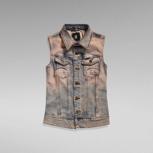 G-Star Raw Y2K Denim Sleeveless Jacket - Image 4