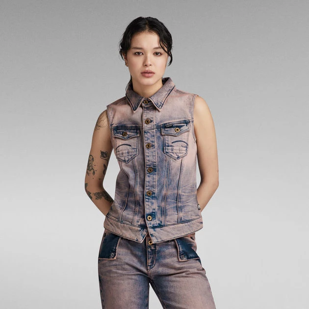 G-Star Raw Y2K Denim Sleeveless Jacket